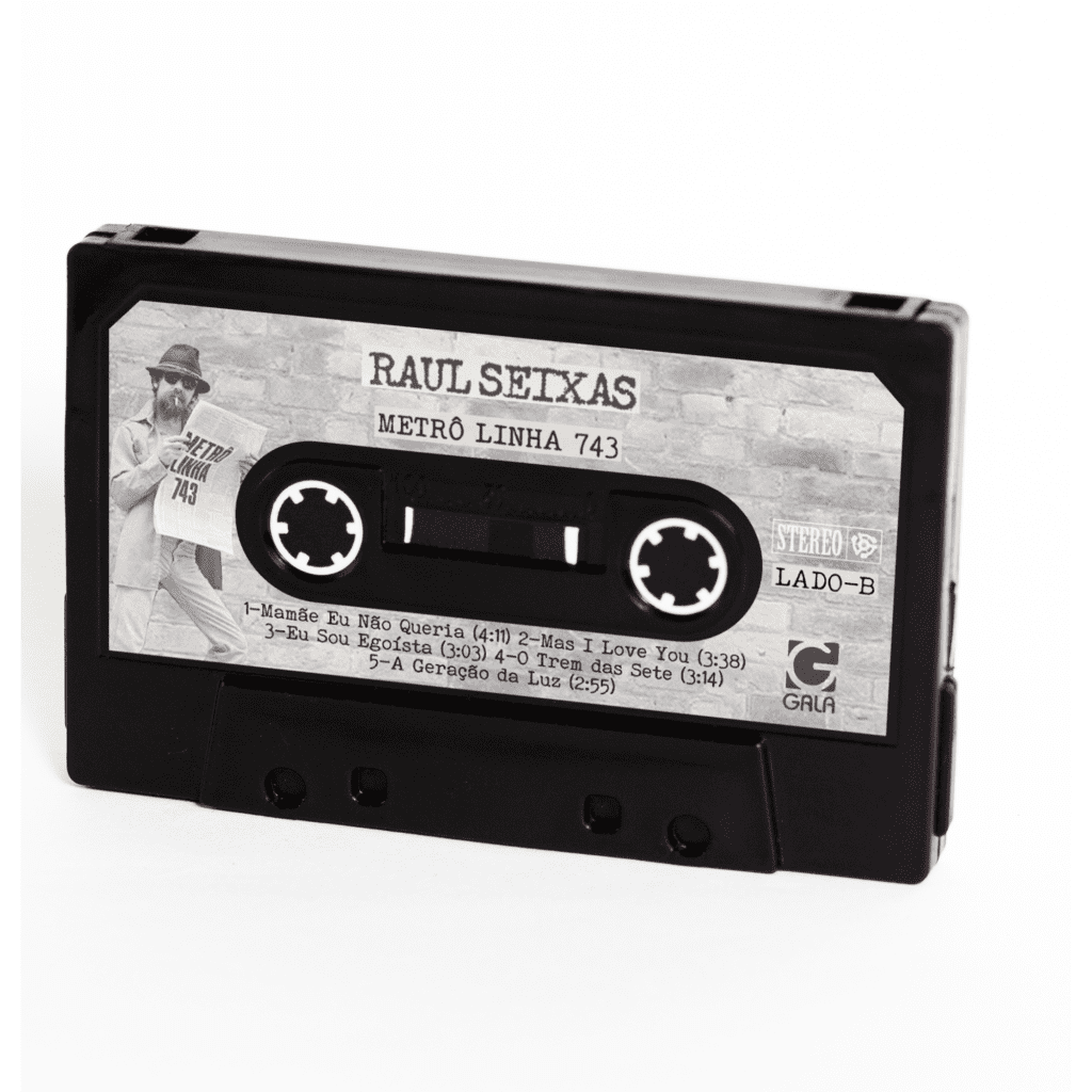 Carteira K7 Raul Seixas (Metrô Linha 743) Carnaúba Estúdio Carnaúba Estúdio