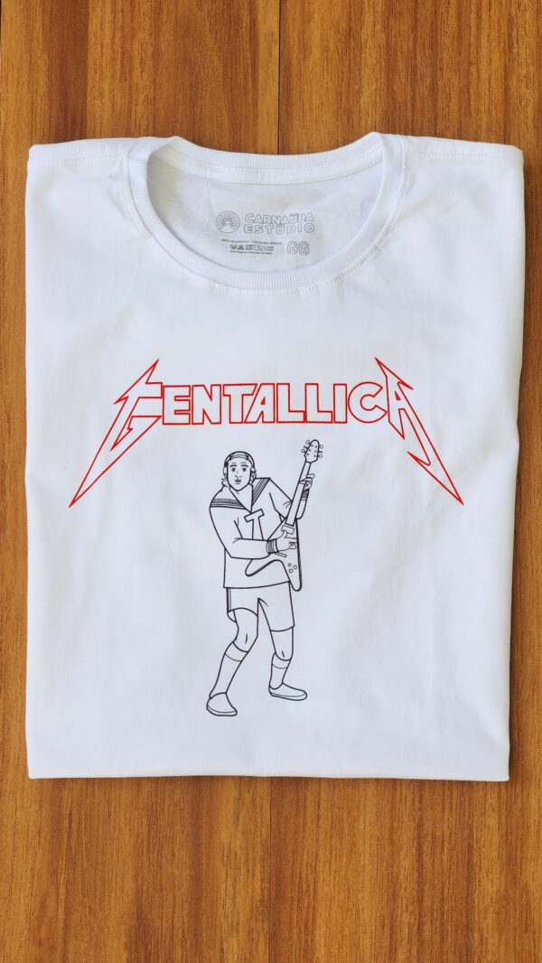 Camiseta - Gentállica - Carnaúba Estúdio