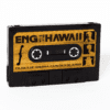 Imagem de uma carteira vintage em formato de fita K7 personalizada com a imagem do álbum Engenheiros do Hawai